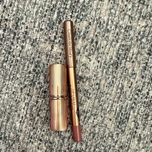 Charlotte Tilbury Lip Liner and Lipstick Duo - Gold and Brown